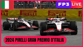 🔴F1 LIVE  2024 ITALIAN GP  FP3  Live data and Commentary Autodromo Nazionale Monza [upl. by Faxon468]