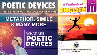 Poetic devices in English Poetic devices class 11Poetic devices examples Study With Me [upl. by Averell]