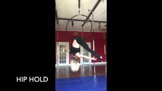 50 Intermediate Level Aerial HoopLyra Tricks [upl. by Aiciled]