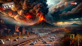 Horrible Live Footage of Campi Flegrei Magma Eruption Destroys Land in Hours Millions in Danger [upl. by Dleifniw]