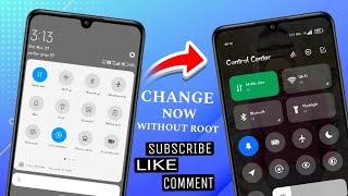 Change Control Center Redmi 13C without Root  Redmi 13c Control Center Change  Redmi 13c statusbar [upl. by Annayt]