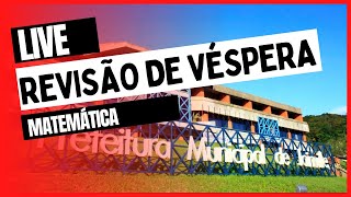 REVISÃO DE VÉSPERA matemática  CONCURSO PREFEITURA DE JOINVILLE  BANCA CEBRASPE [upl. by Hsakaa]