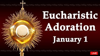 Powerful Eucharistic Adoration I Monday January 1 2024 I 300 Pm [upl. by Yddor305]