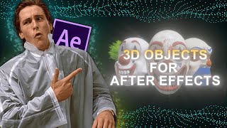 How to use 3D Models with Element 3D After Effects Tutorial [upl. by Cheatham317]