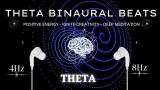 Generating Positive Energy  432Hz Theta Binaural Beats [upl. by Cerys970]