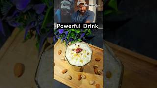 Nitesh Sonis Powerful Almond Drink Recipe shorts trending viralvideo ytshorts recipe cooking [upl. by Porta]