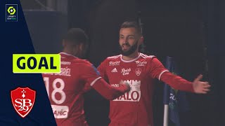 Goal Franck HONORAT 5  SB29 ESTAC TROYES  STADE BRESTOIS 29 11 2122 [upl. by Duthie]