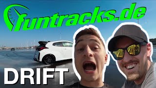 GR YARIS DRIFT bei FUNTRACKSDE [upl. by Ahsilrae428]