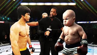 PS5  Bruce Lee vs Baby Boxer EA Sports UFC 4 [upl. by Sturdivant861]