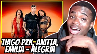 Reacting To Tiago PZK Anitta Emilia  Alegría  Spanish Subtitles [upl. by Magdalen]