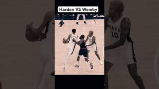 Harden Strips Wemby Twice In The Same Possession 😤🔥 nba defense [upl. by Biddick]