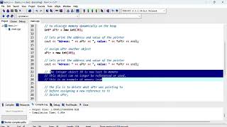 C 49 Dangling pointer versus memory leaks [upl. by Basso904]