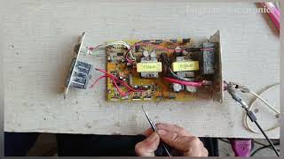 How to repair 1000W Inverter 12Vto220V Output Low Voltage Problem Bughlani Electronics [upl. by Nitsud272]