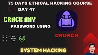 Day 47 How to Make a Powerfull wordlist  System Hacking 🔥 Ethical hacking full course [upl. by Moffitt]