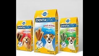 Pedigree DENTASTIX Treats for Large Dogs 30 lbs Multiple Flavors [upl. by Xilef]