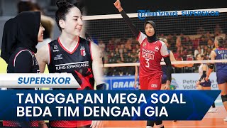 TANGGAPAN MEGA SOAL BEDA TIM DENGAN GIA Megatron Ngaku Siap Bersaing demi Gelar Juara Proliga 2024 [upl. by Nyrehtak]