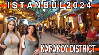 Exploring Karakoy lstanbuls Enchanting Neighborhood in 4K  03 MAY 2024 [upl. by Jaclyn387]