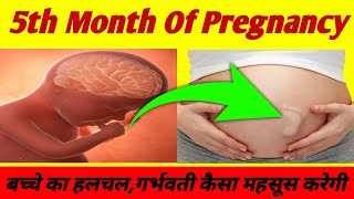 प्रेगनेंसी का पांचवा महीना कैसा होता है  Five Month Of Pregnancy [upl. by Vigor]