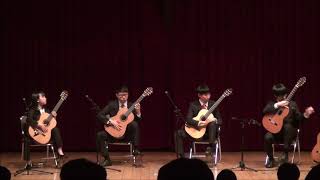 Les 4 Points Cardinaux  Francis Kleynjans Guitar Quartet [upl. by Herculie]