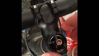 How To Raise A Handle Bar Stem On A 2017 Specialized Enduro Comp Mountain Bike [upl. by Jeff]