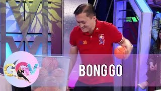 GGV Bong Go shows off his basketball skills [upl. by Yerffeg25]