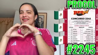 PROGOL 2245 Análisis Completo  SUSCRÍBETE ⚽️☘️ [upl. by Ativel]