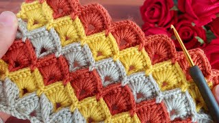 Simplicity Elevated A Stunning 3D CrochetLooking Blanket Model for Beginners [upl. by Nnylaj986]