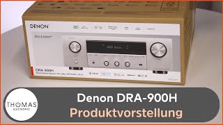 PRODUKTVORSTELLUNG Denon DRA900H 8KAVReceiver  Thomas Electronic Hamburg [upl. by Nordna]