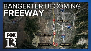 UDOT moving forward with process to turn Bangerter Highway into freeway [upl. by Nahtaneoj289]