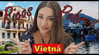 Ricos e pobres no Vietnãcasa que eu posso comprar no bairro rico [upl. by Romilda248]