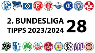 Bundesligatipps 2Liga  28Spieltag  Saison 20232024 [upl. by Kristen]