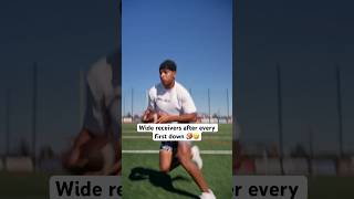 Wide receivers after every first down‼️🤣 footballshorts nfl collegefootball [upl. by Burdelle]