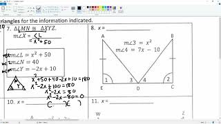 Solving part of Congruent Triangles Page 1 Question 6 to 8 [upl. by Waddington171]