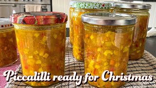 How to make Piccalilli ready for Christmas [upl. by Porty]