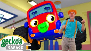 Baby Truck Song Feat Blippi  Geckos Garage Songs｜Kids Songs｜Trucks for Kids [upl. by Nitsraek562]