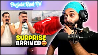 Big Surprise Arrived from Dubai  Indian Reaction  PunjabiReel TV Extra [upl. by Airdnassac]