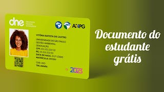 Como emitir documento do estudante gratuitamente em casa  2023 [upl. by Sungam]