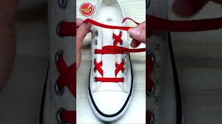 How To Tie Shoelaces Shoe Lacing Styles shoelace Shorts [upl. by Castro778]