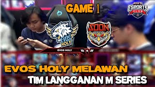 EVOS HOLY VS SEE YOU SOON SEMI FINAL REDONE MLBB MALAYSIA GAME 1 [upl. by Kira]