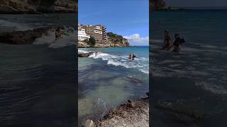 🌊 Oleada en Cala Major Mallorca Spain🇪🇸 travel playamallorca beach short [upl. by Wier]