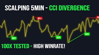 SCALPING CCI DIVERGENCE 5 MIN CHART  HIGH WINRATE AND NICE PROFIT [upl. by Dloniger]