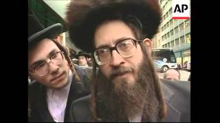 Orthodox Jews stage quotantiZionistquot protest [upl. by Pollyanna]