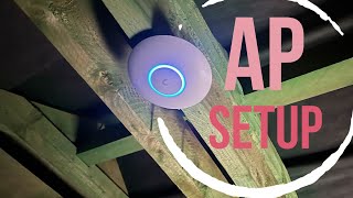 Setting Up 2 Ubiquiti UniFi access point for seamless device rooming [upl. by Yddub596]