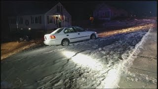 Southwick police officer nearly struck by oncoming vehicle [upl. by Drida]