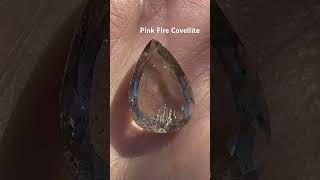 Pink Fire Covellite Faceted Quartz crystals crystalshop gemstone gems quartz gemstones [upl. by Jillane]