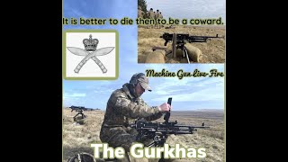 Gurkha Wing Mandalay  GPMG Live Fire Training  Senta Brecon  British Gurkha Soldier [upl. by Goode]