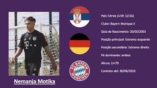 Nemanja Motika FC Bayern II all actions vs 1860 Munich [upl. by Jacqueline]