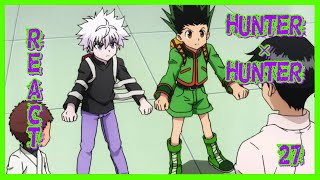 Arco do torneio clássico REACT REASSISTINDO Hunter × Hunter 2011 ep 27 [upl. by Hoes361]