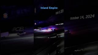 Police chase in Inland Empire [upl. by Potter]