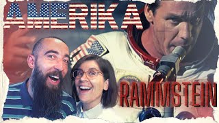 Rammstein  Amerika REACTION with my wife [upl. by Horn]